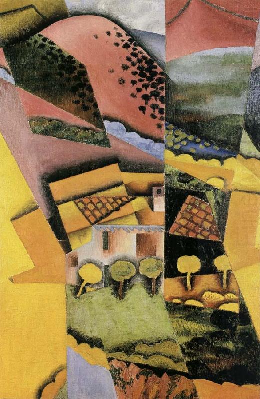 Landscape, Juan Gris